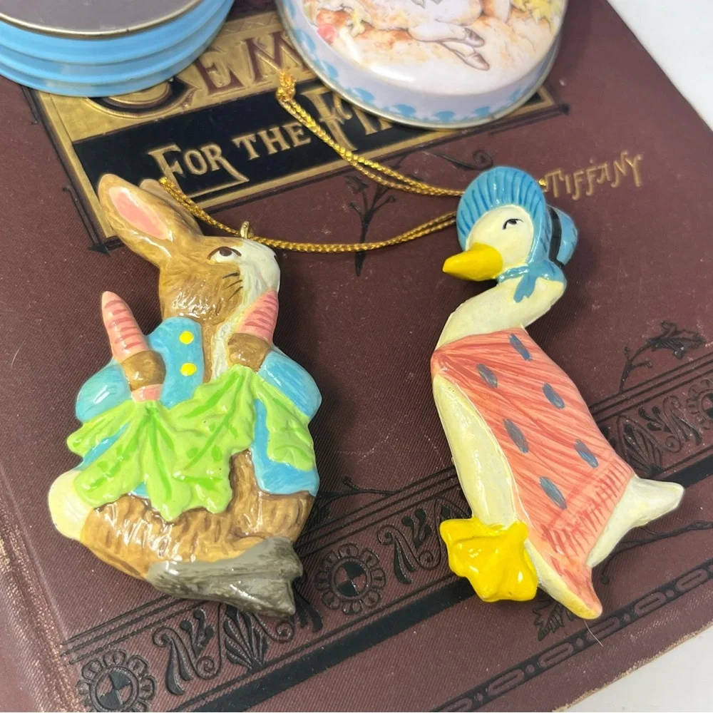 Schmid | Accents | 998 Schmid Beatrix Potter Tin Peter Rabbit Jemina ...